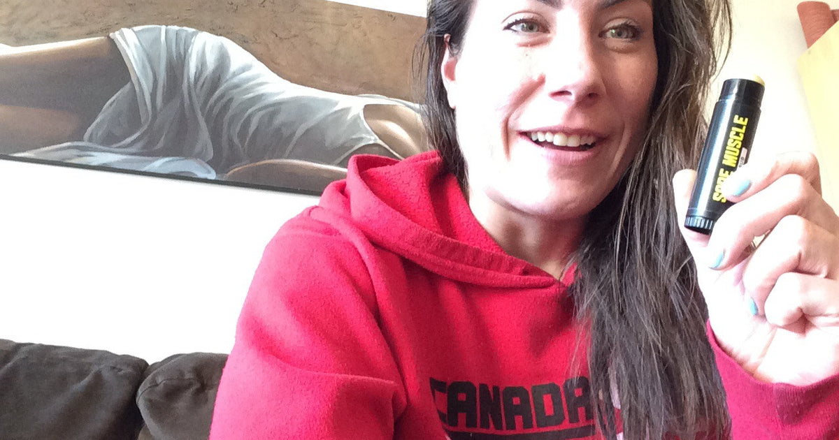 At last, a muscle relaxant rub that doesn't make a mess!