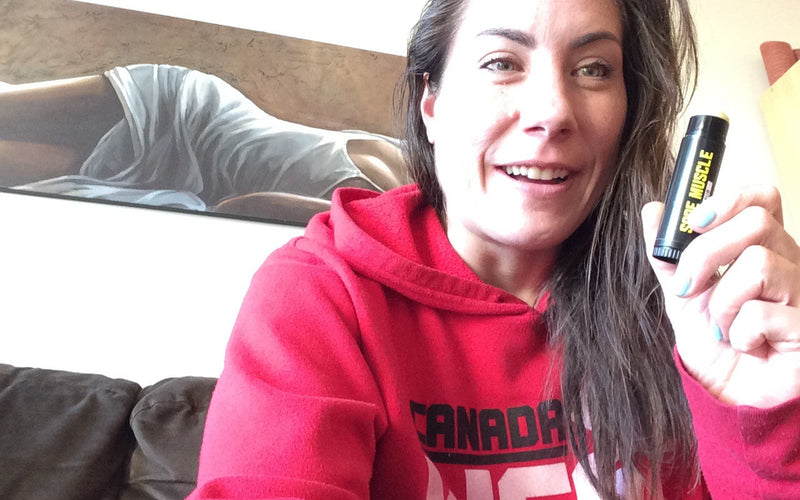 At last, a muscle relaxant rub that doesn't make a mess!