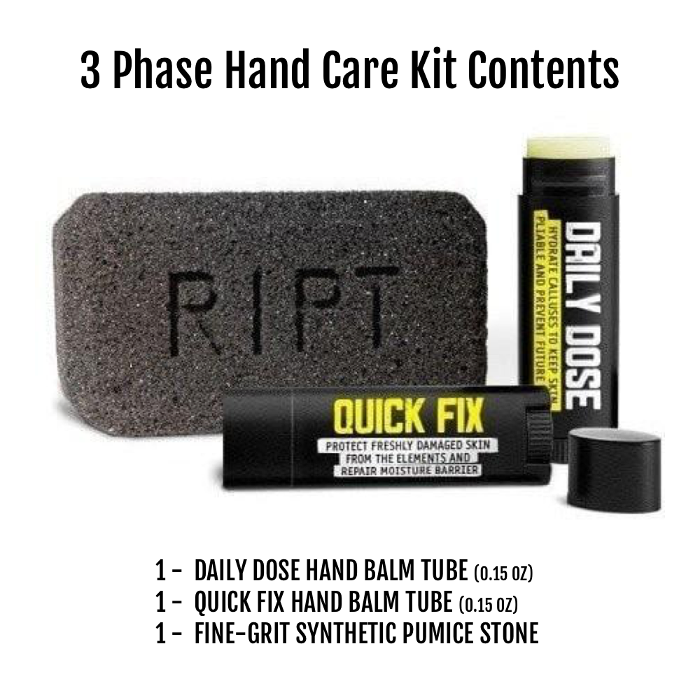 RIPT 3 phase hand care kit contents